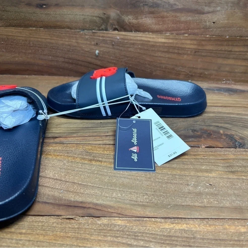 Gymboree Hook and Loop Sandals NWT Sz12 Krabby Summer Fun